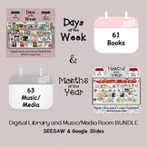 DAYS and MONTHS Digital Library & Music/Media Room BUNDLE: