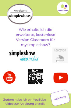 Preview of DAZ | DAF | Anleitung - Registrierung Education Version Simpleshow