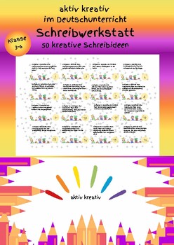 Preview of DAZ-DAF: Schreibwerkstatt - 50 kreative Schreibideen