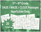 DAZE / MAZE / CLOZE Nonfiction Passages