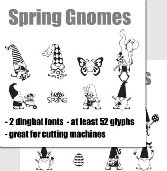 Preview of DB Spring and Easter Gnomes Dingbat Fonts