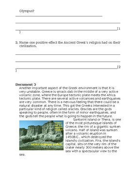 ancient greece dbq essay