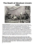 DBQ Assassination of Abraham Lincoln with Murder Report