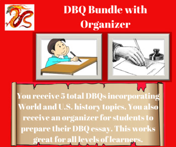 Preview of DBQ Bundle with Organizer