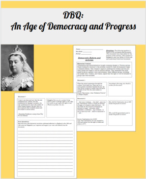 Preview of DBQ: Democratic Reform and Activism Packet (World History)