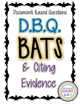 Preview of DBQ Document Based Questioning - Bats