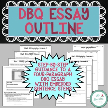 Preview of DBQ Essay Outline - 4 paragraph