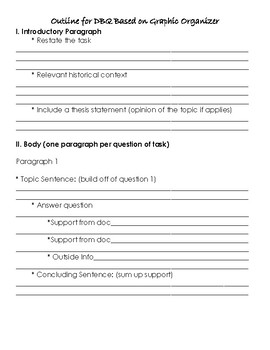 dbq essay outline guide