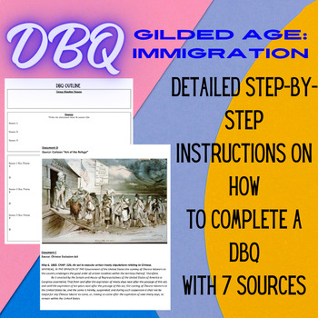 Preview of DBQ: Gilded Age- Immigration