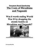 DBQ: Hiroshima and Nagasaki