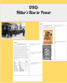 Preview of DBQ: Hitler's Rise to Power (World History)