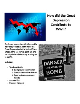 Preview of DBQ: How did the Great Depression Contribute to WWII?