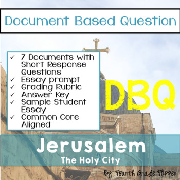Preview of DBQ Jerusalem Document Based Question 