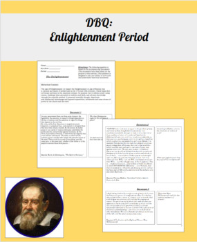 Preview of DBQ : The Enlightenment Packet (World History)