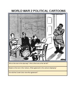 Political Cartoons Ww2 Teaching Resources | TPT