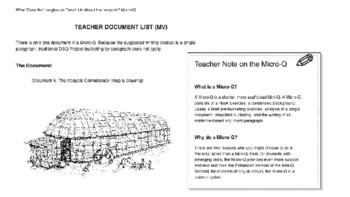 Preview of DBQ: What Does the Longhouse Teach Us About the Iroquois? (Mirco-Q MV)