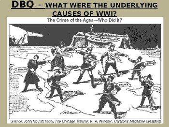 what were the underlying causes of ww1 dbq essay