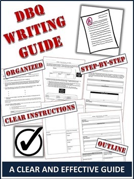 Preview of DBQ Writing Guide - Step-by-Step - Literacy Skills, Essay, Primary Sources, AP