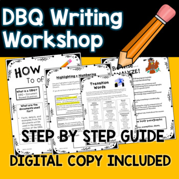 Preview of DBQ Writing Workshop DISTANCE LEARNING