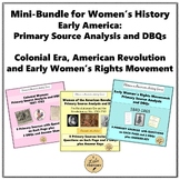 DBQs & Primary Sources Mini-Bundle: U.S. Women's History 1