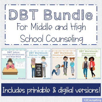 Preview of DBT Counseling Bundle with Digital Versions