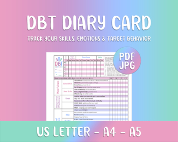 dbt diary card example