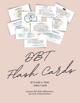 Preview of DBT Flash Cards