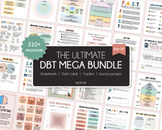 DBT Mega Bundle, DBT therapy, DBT Workbook, therapy worksh