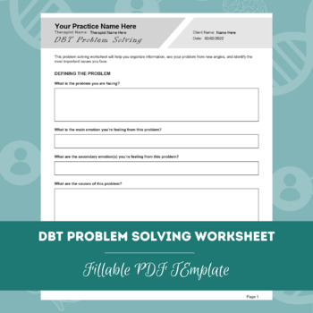 problem solving worksheet pdf