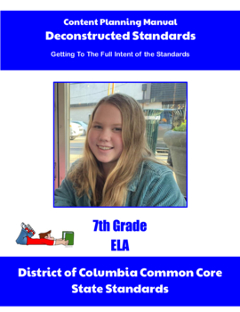 Preview of DC Deconstructed Standards Content Planning Manual ELA 7th Grade
