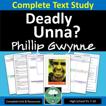 Preview of DEADLY UNNA Novel Study Unit AUSTRALIAN TEXT