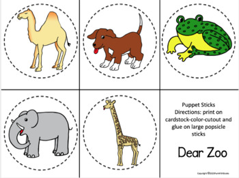 dear zoo book unit by fun with books teachers pay teachers