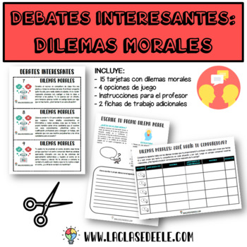 Preview of DEBATES: DILEMAS MORALES EN LA CLASE DE ESPAÑOL