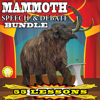 Preview of DEBATING AND PUBLIC SPEAKING 55 LESSONS Mammoth Bundle
