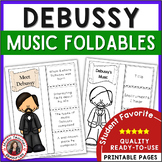Music Composer Worksheets - DEBUSSY Biography Research and