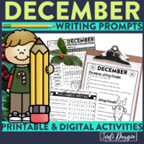 DECEMBER JOURNAL PROMPTS winter writing activities seasona
