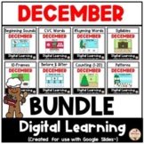 DECEMBER - Literacy & Math Fun {Google Slides™/Classroom™}