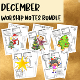 DECEMBER Worship Notes Bundle