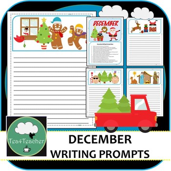 Preview of DECEMBER Writing Prompts
