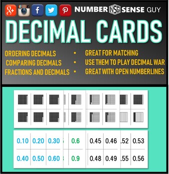 Preview of DECIMAL CARDS
