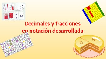 Preview of DECIMALES Y FRACCIONES EN NOTACION DESARROLLADA
