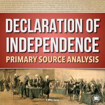 Preview of DECLARATION OF INDEPENDENCE Activity: Primary Source Analysis and Questions