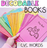 Decodable CVC Word Readers | Home Reading | Short Vowel De