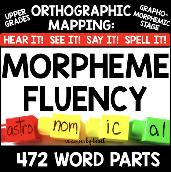 Preview of DECODE MULTISYLLABIC WORDS SOR MORPHEME FLUENCY SCIENCE OF READING INTERVENTION