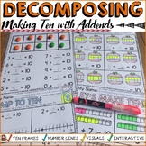 DECOMPOSING/MAKING TEN: NO PREP SHEETS