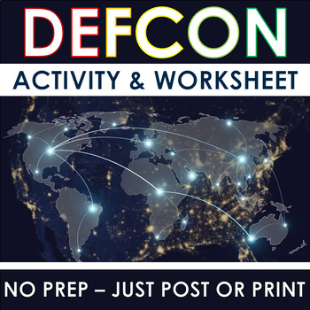 Preview of DEFCON Activity & Worksheet (With American History Examples)
