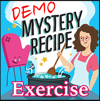 Preview of DEMO Mystery Recipe - Exercise