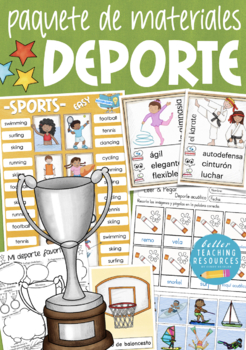 Preview of DEPORTE - Español / E.L.E.  Spanish SPORTS BUNDLE