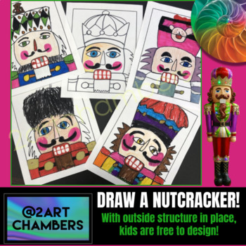 Preview of DESIGN A NUTCRACKER!! Drawing Starter Pages!