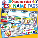 DESK NAME TAGS (DOUBLE-SIDED) 2nd-3rd